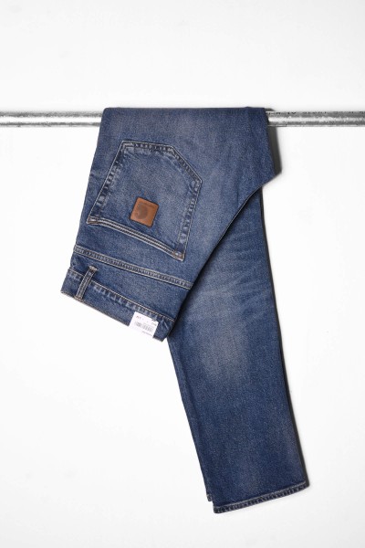 Carhartt WIP Klondike Pant blue mid used wash online bestellen