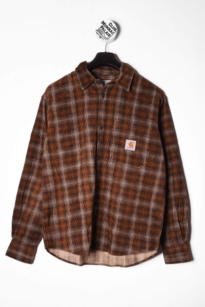 Carhartt WIP Flint Shirt Wiley Check hamilton brown online bestellen !