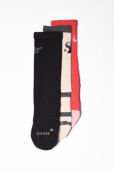 Nike SB Lightweight Socks 3-Pack schwarz rot online bestellen
