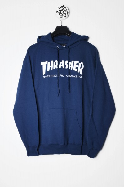 Thrasher Magazine Kapuzenpullover / Hoodie Skate Mag navy blau Sweatshirt kaufen