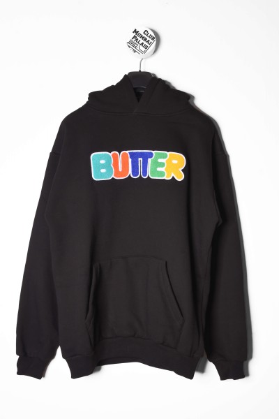 Butter Goods Hoodie Rounded Applique black Online bestellen !