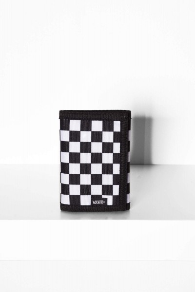 Slipped black white checkerboard Portmonee online bestellen