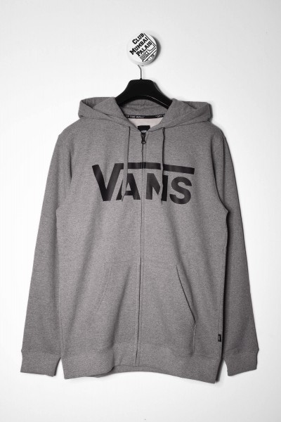 Vans Classic Zip Hoodie II cement heather grau online bestellen