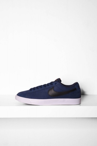 Nike SB Blazer Low GT ISO midnight navy / dunkelblau Skateboardschuhe online bestellen
