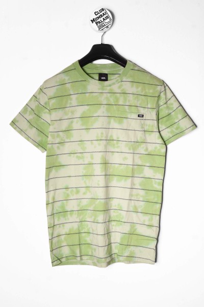 Vans T-Shirt Checkerstripe tie dye grün online bestellen