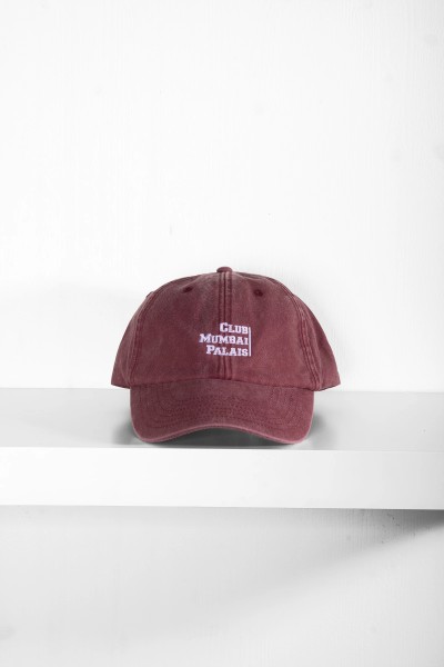 Club Mumbai Palais Cap Logo vintage red