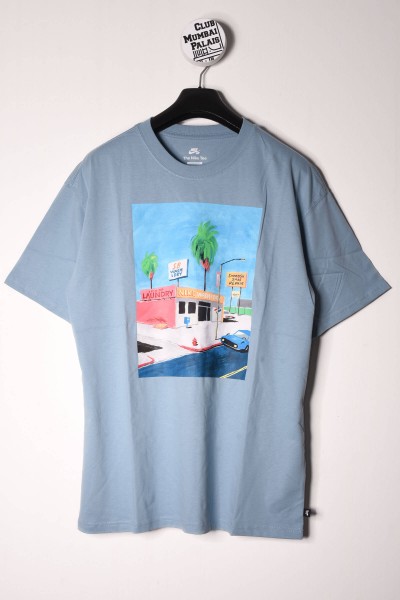 Nike SB T-Shirt Wash & Dry worn blue online bestellen