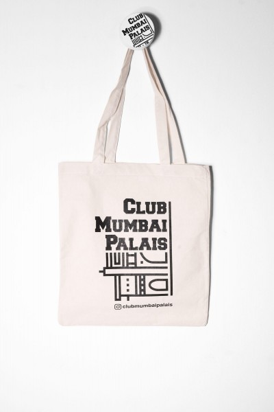 Club Mumbai Palais CMP Jutebeutel Logo natural online bestellen