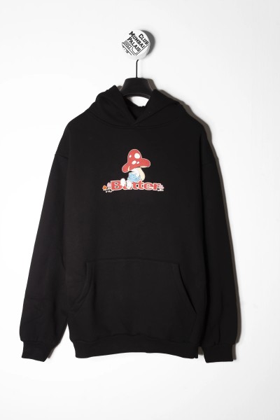 Butter Goods Hoodie Lazy Logo black