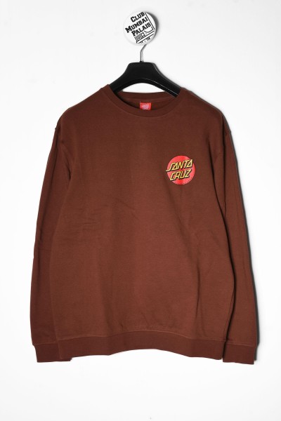Santa Cruz Crewneck Classic Dot braun online bestellen