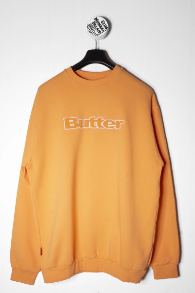 Butter Goods Crewneck Cord Logo sorbet