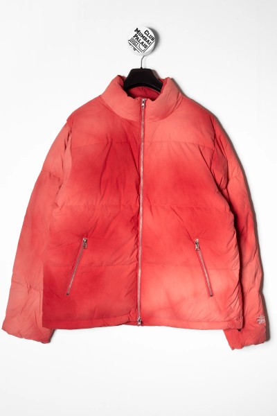 Stüssy Nylon Down Puffer faded red