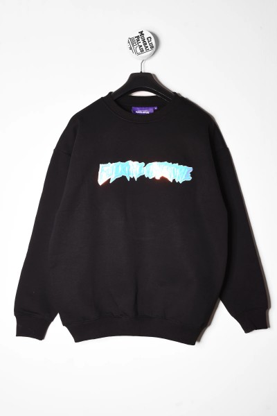 FA Crewneck Iridescent Stamp black