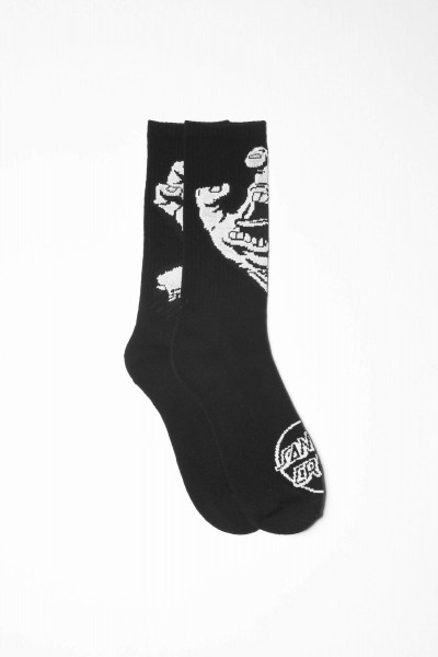 Santa Cruz Socken Screaming Hand schwarz mono online bestellen
