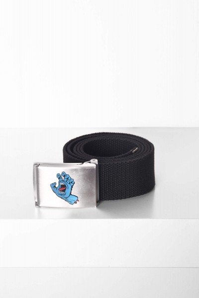 Santa Cruz Gürtel Mini Hand Belt black / schwarz Schnalle Edelstahl