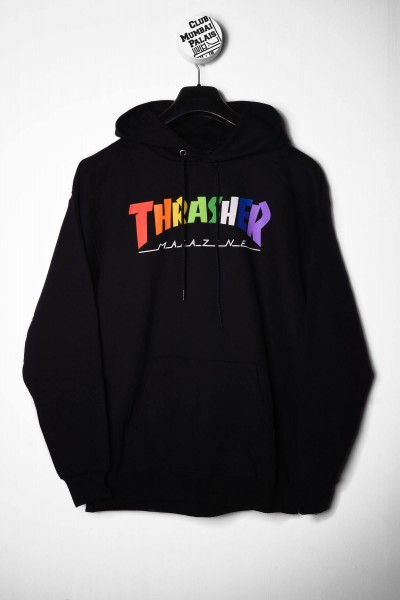 Thrasher Hoodie Rainbow Mag black / schwarz Kapuzenpullover kaufen