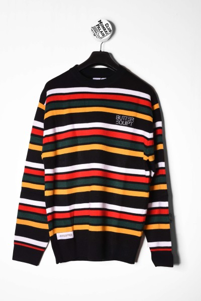 Butter Goods Crewneck Knit Stripe multi Online bestellen !