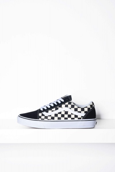 Vans Skateschuhe Old Skool Primary Check schwarz / weiss Checkerboard kaufen