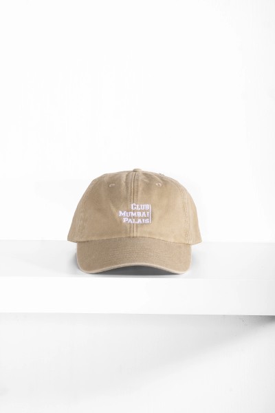 Club Mumbai Palais Cap Logo vintage sand