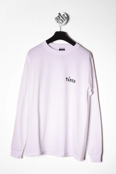 Tired Longsleeve Jolt white Online bestellen!