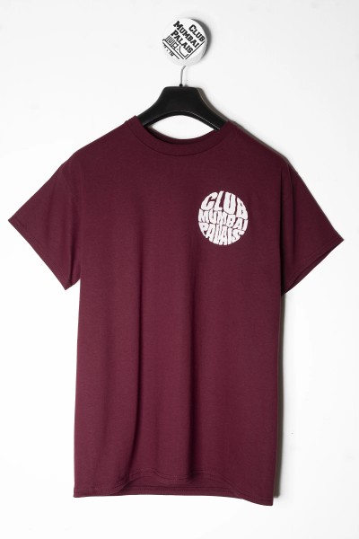 Club Mumbai Palais T-Shirt New Wave maroon