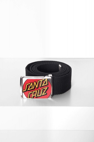 Santa Cruz Belt Crop Dot black / schwarz Gürtel Gürtelschnalle