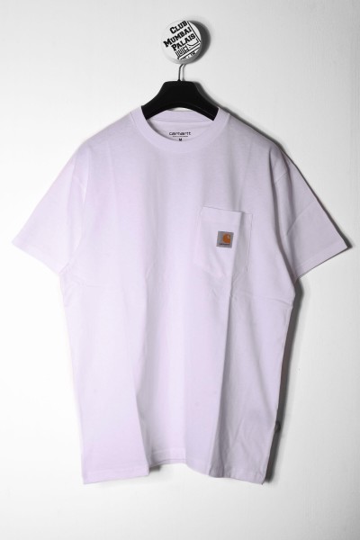 Carhartt WIP T-Shirt Local Pocket white black online bestellen