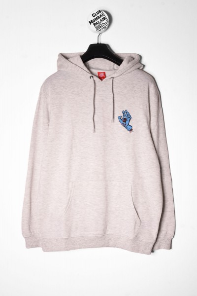 Santa Cruz Hoodie Screaming Hand Chest heather grau online bestellen