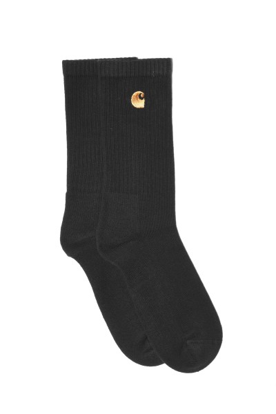 Carhartt WIP Socken Chase schwarz gold