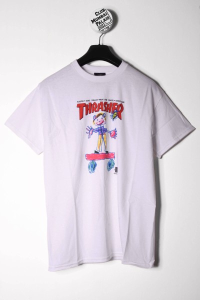 Thrasher T-Shirt Kid Cover weiß online bestellen