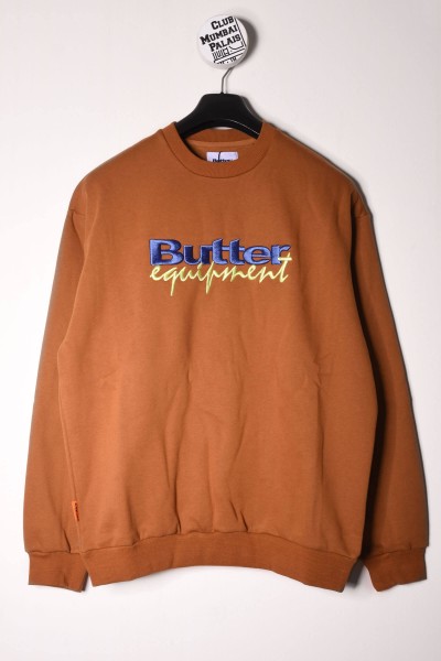 Butter Goods Crewneck Equipment oak online bestellen